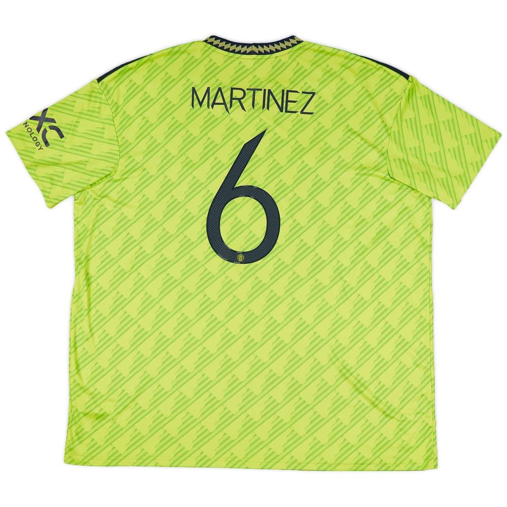 2022-23 Manchester United Third Shirt Martinez #6 - 8/10 - (3XL)