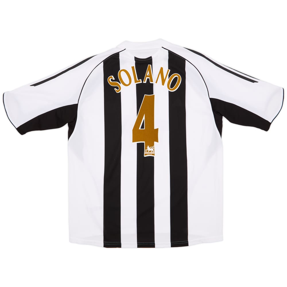 2005-07 Newcastle Home Shirt Solano #4 - 9/10 - (XL)