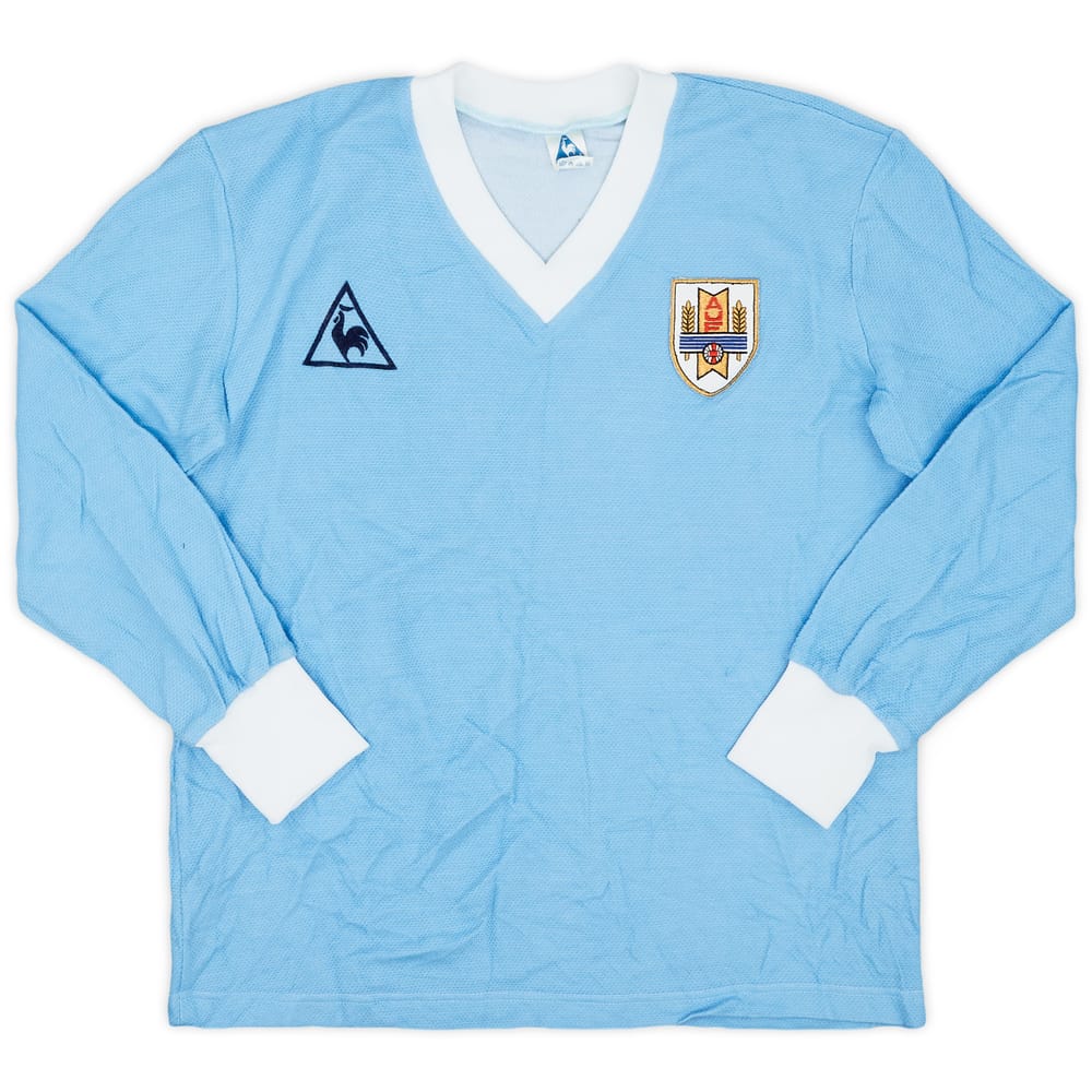1986-90 Uruguay Home L/S Shirt - 8/10 - (S)