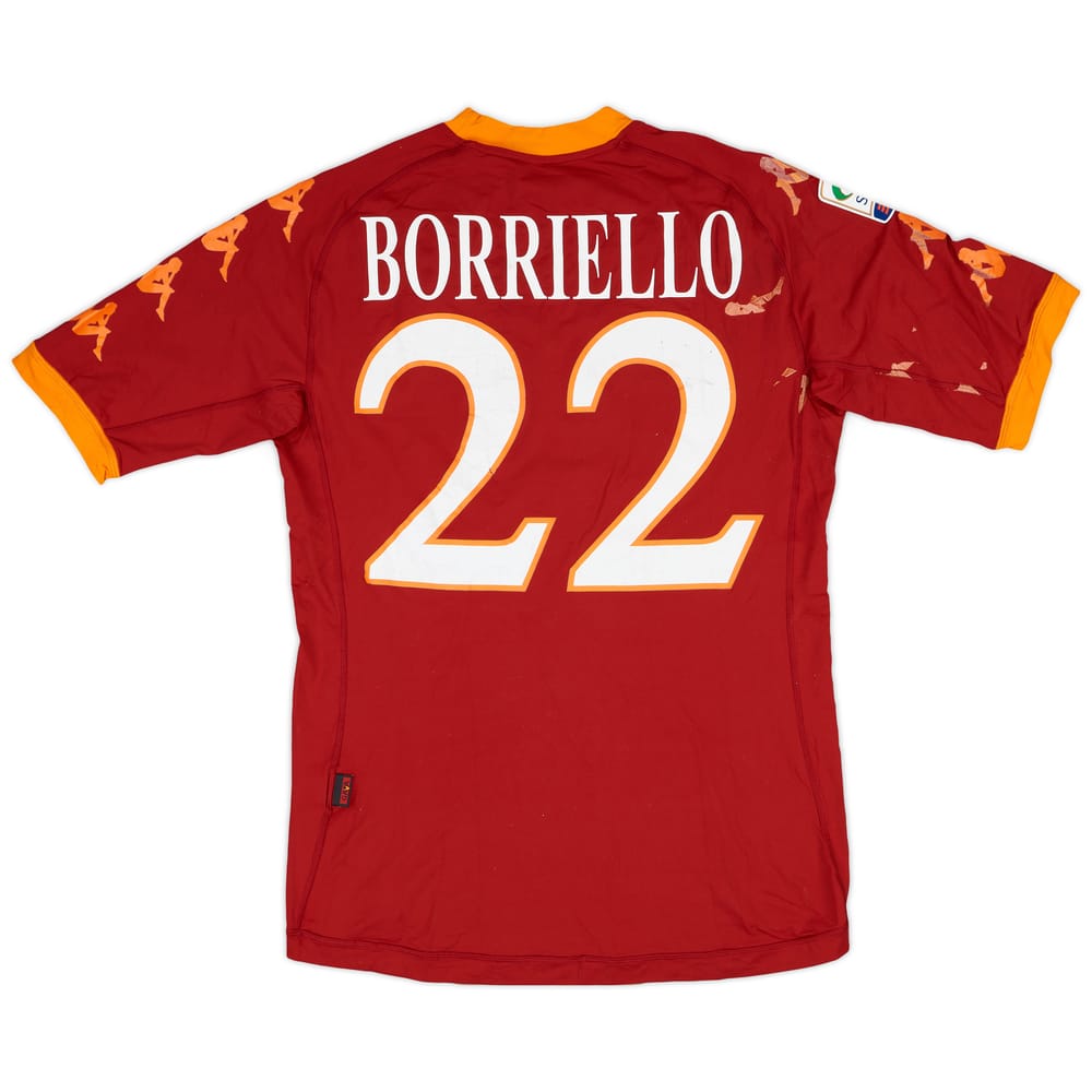 2010-11 Roma Home Shirt Borriello #22 - 4/10 - (XL)