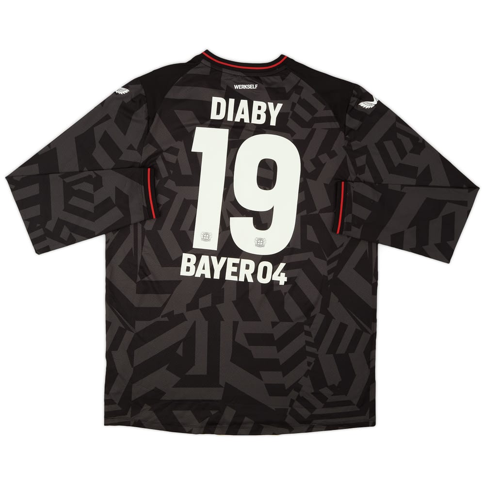 2022-23 Bayer Leverkusen Away L/S Shirt Diaby #19 (XL)