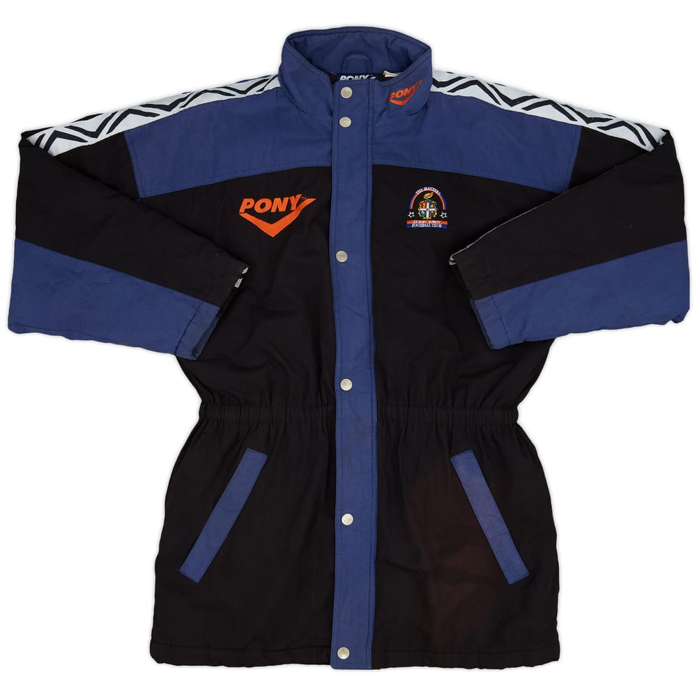 1995-96 Luton Pony Padded Bench Coat - 9/10 - (M)