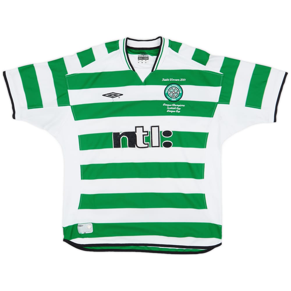 2001-03 Celtic Home Shirt - 5/10 - (XL)