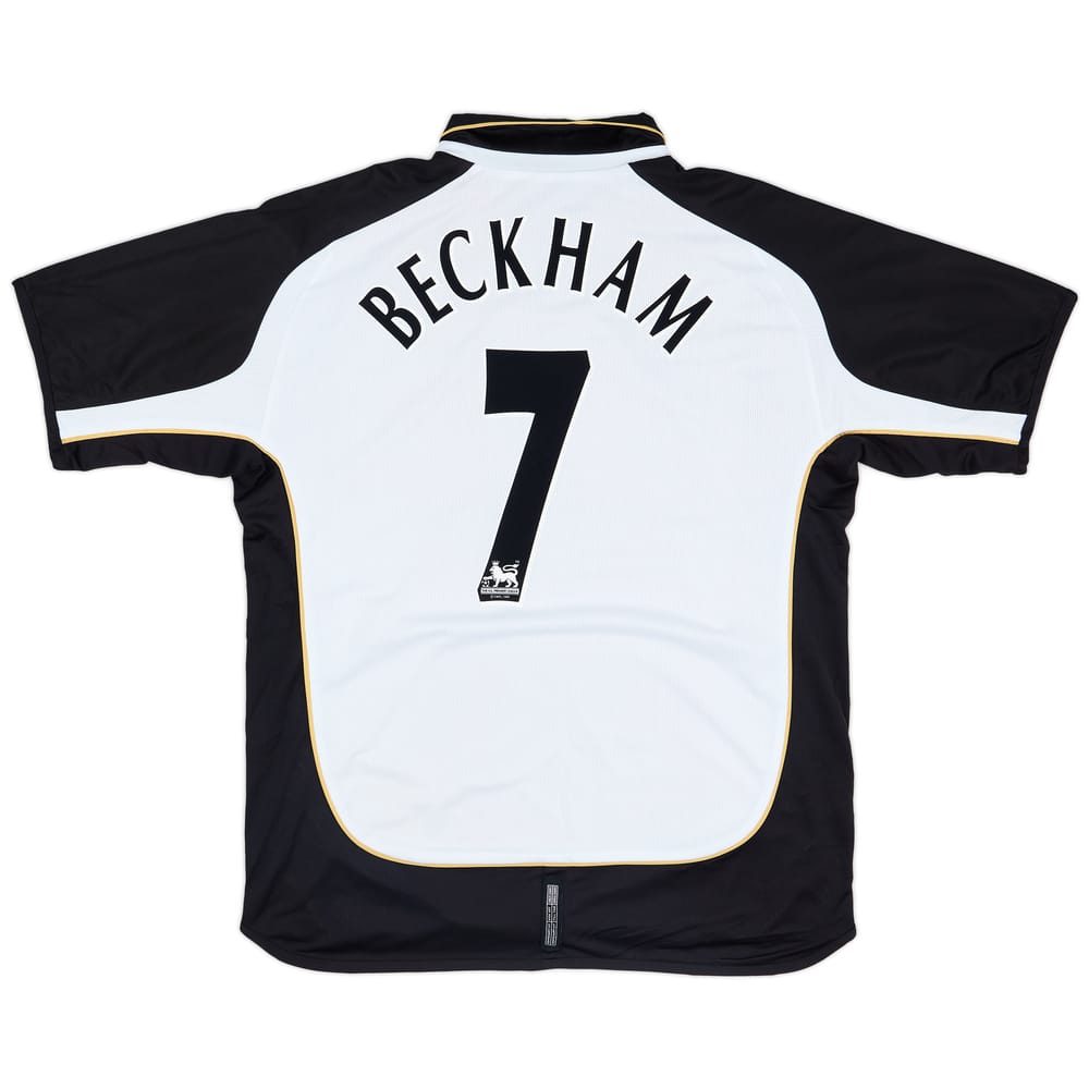 2001-02 Manchester United Centenary Away/Third Shirt Beckham #7 - 9/10 - (XL)