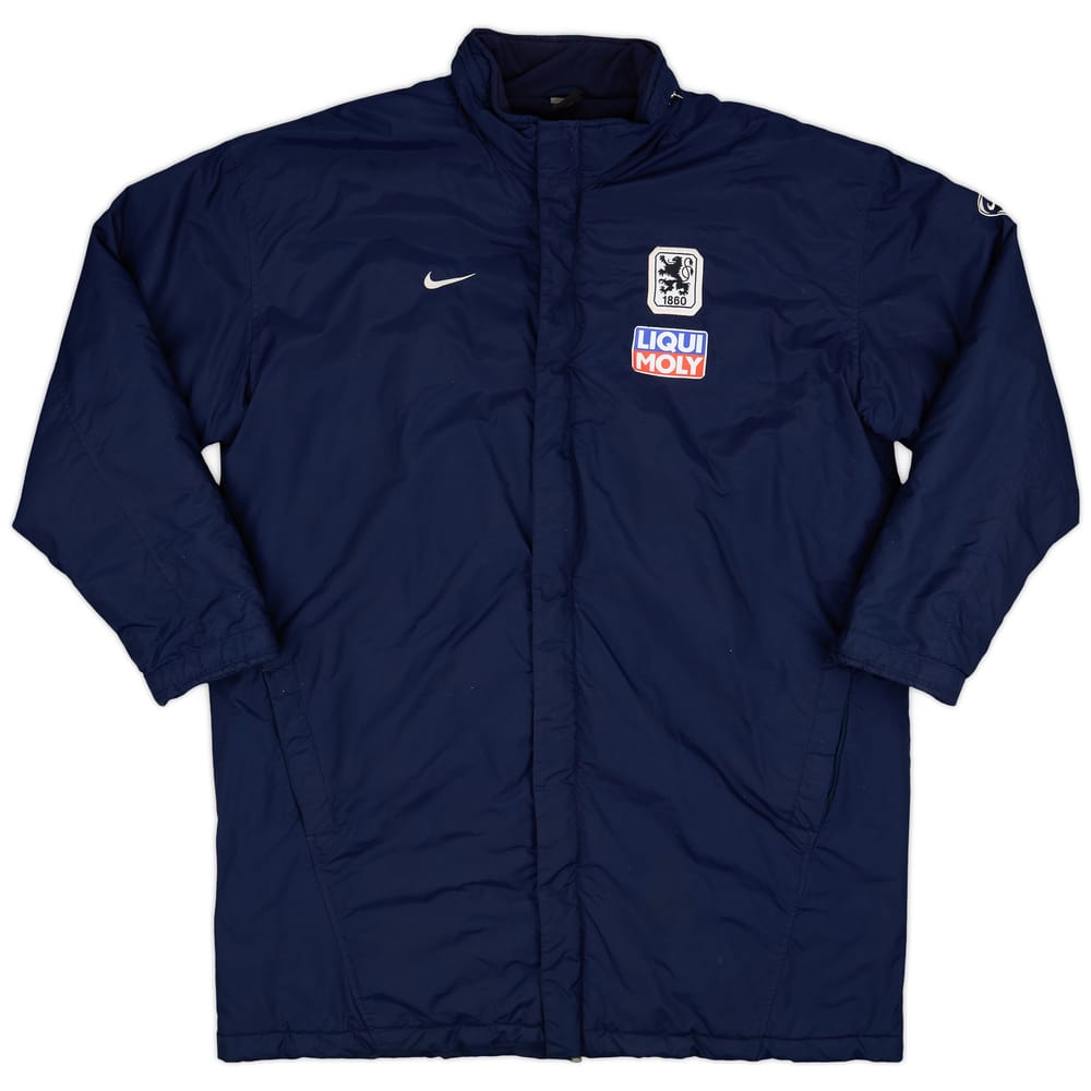 2002-03 1860 Munich Player Issue Nike Padded Bench Coat - 6/10 - (XXL)