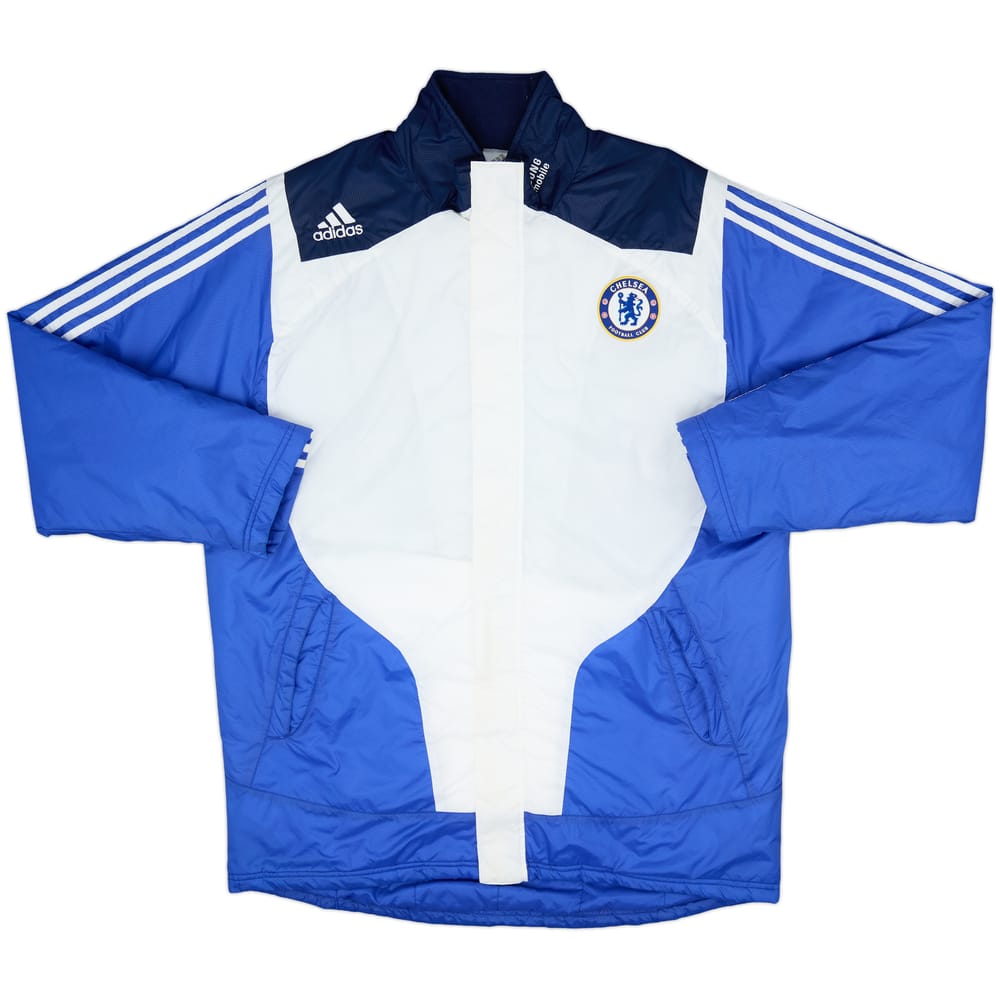 2007-08 Chelsea adidas Padded Bench Coat - 8/10 - (L)