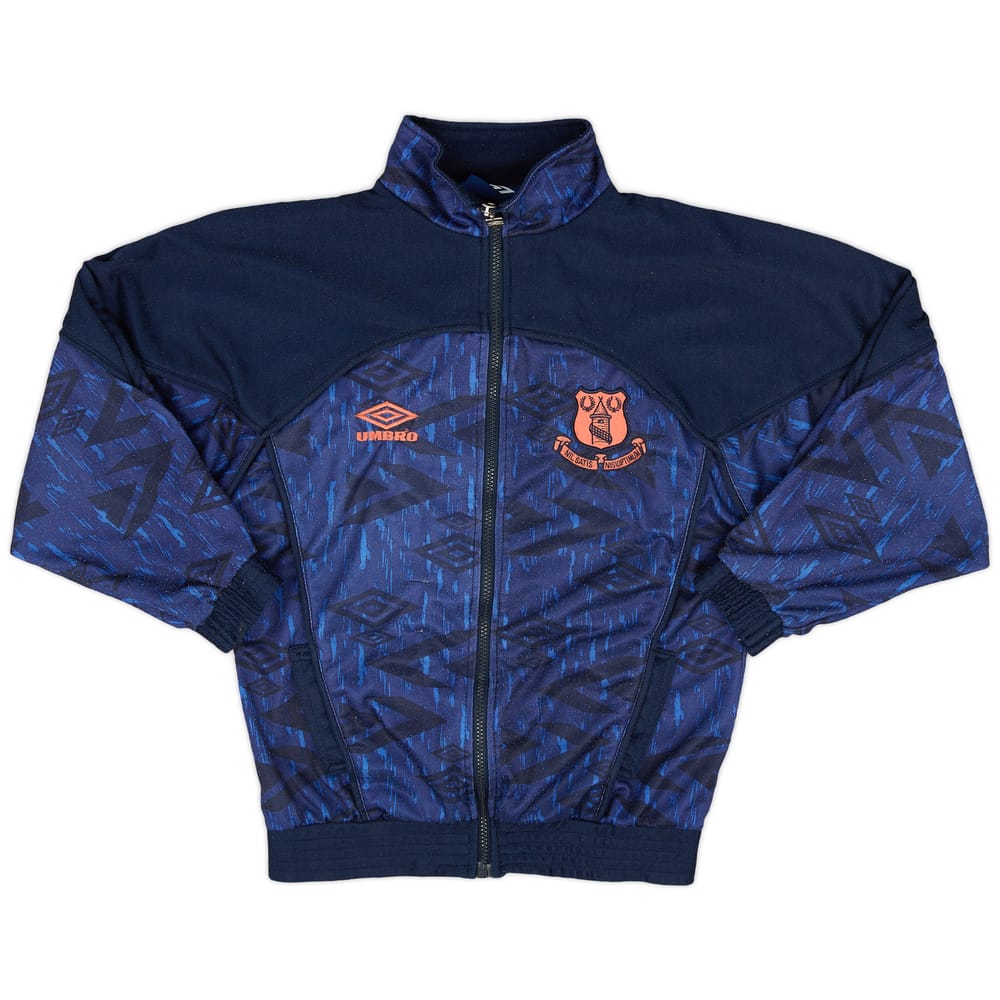 1992-93 Everton Umbro Track Jacket - 8/10 - (L.Boys)