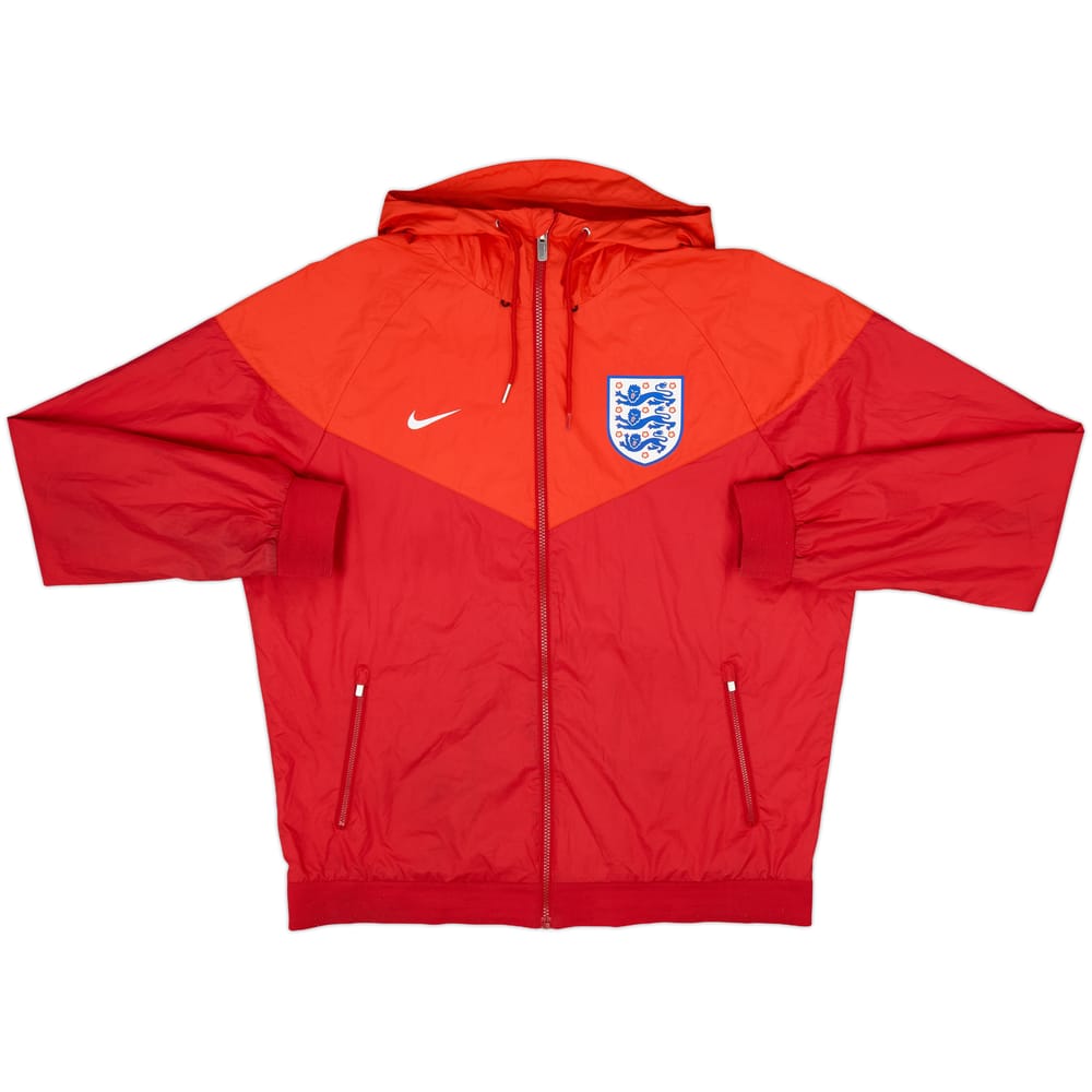 2013-14 England Nike Hooded Track Jacket - 8/10 - (L)