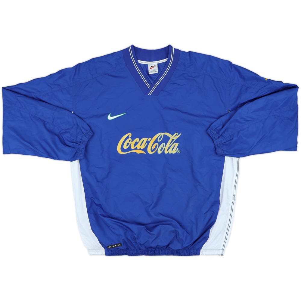 1998-00 Brazil Player Issue Nike Drill Top - 8/10 - (L)