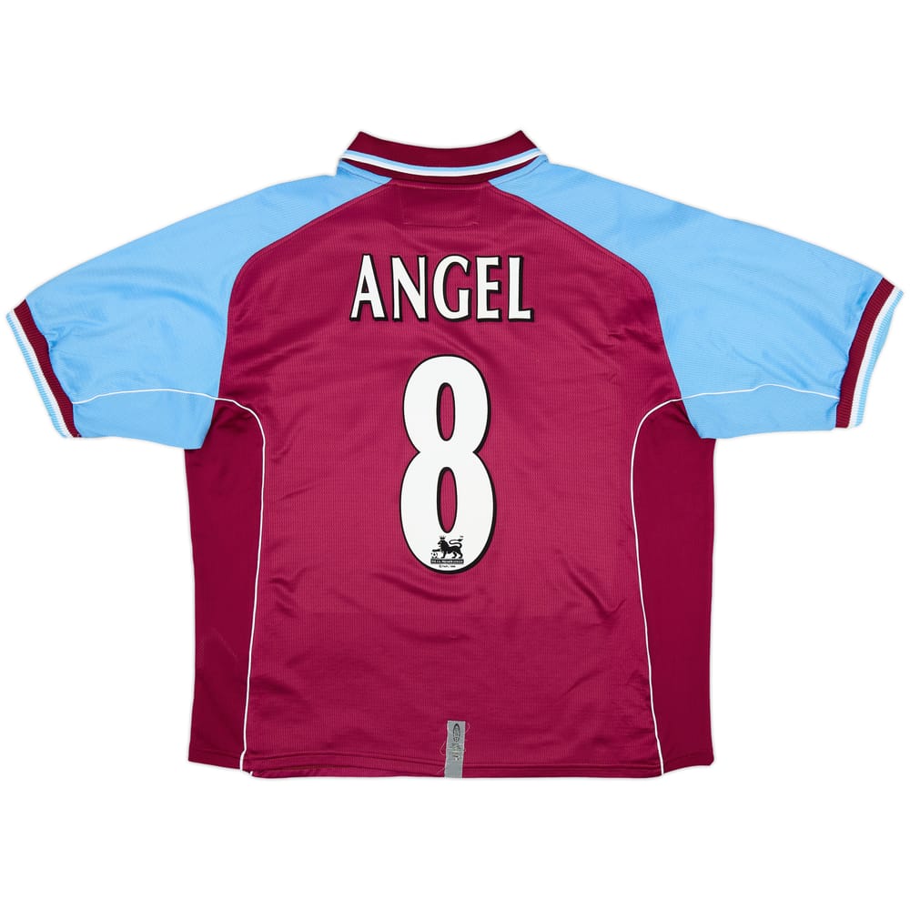 2000-01 Aston Villa Home Shirt Angel #8 - 8/10 - (L)