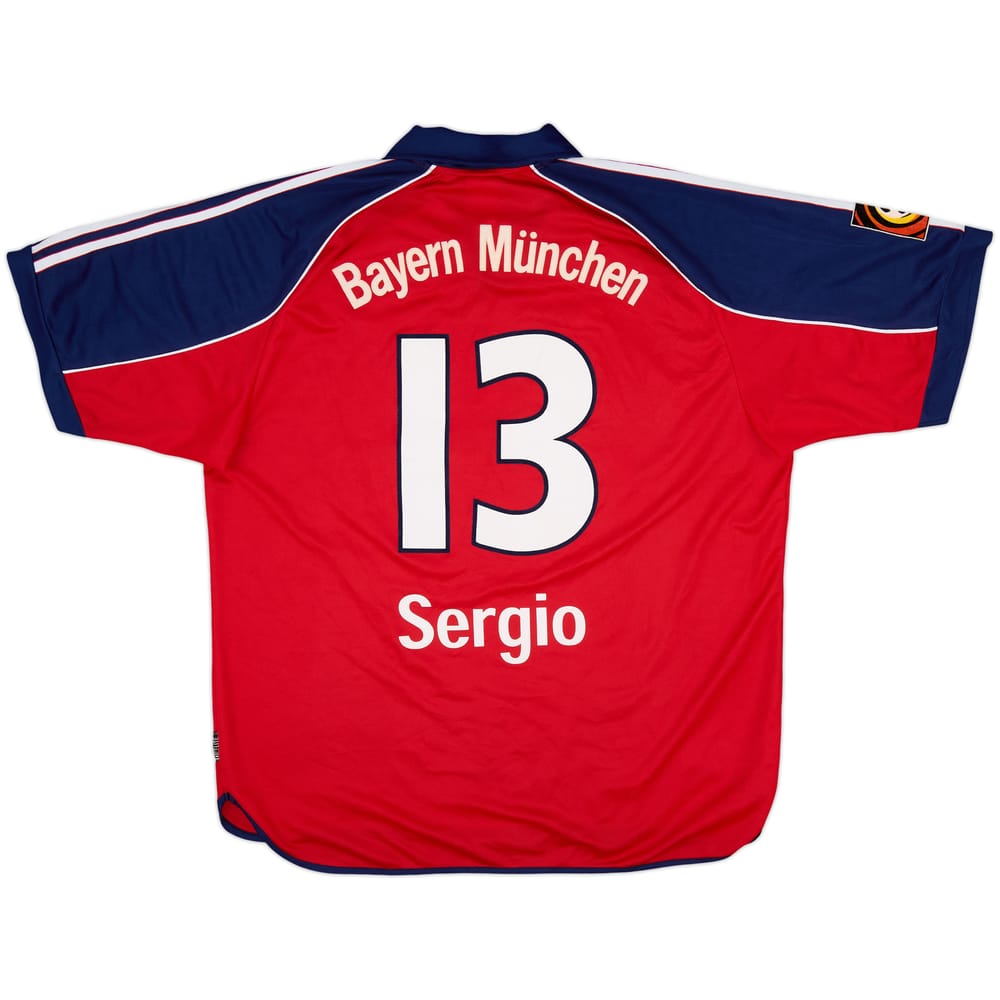 1999-01 Bayern Munich Home Shirt Sergio #13 - 8/10 - (XL)