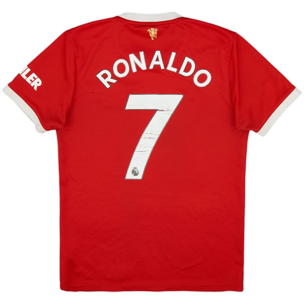 2021-22 Manchester United Home Shirt Ronaldo #7 - 5/10 - (S)