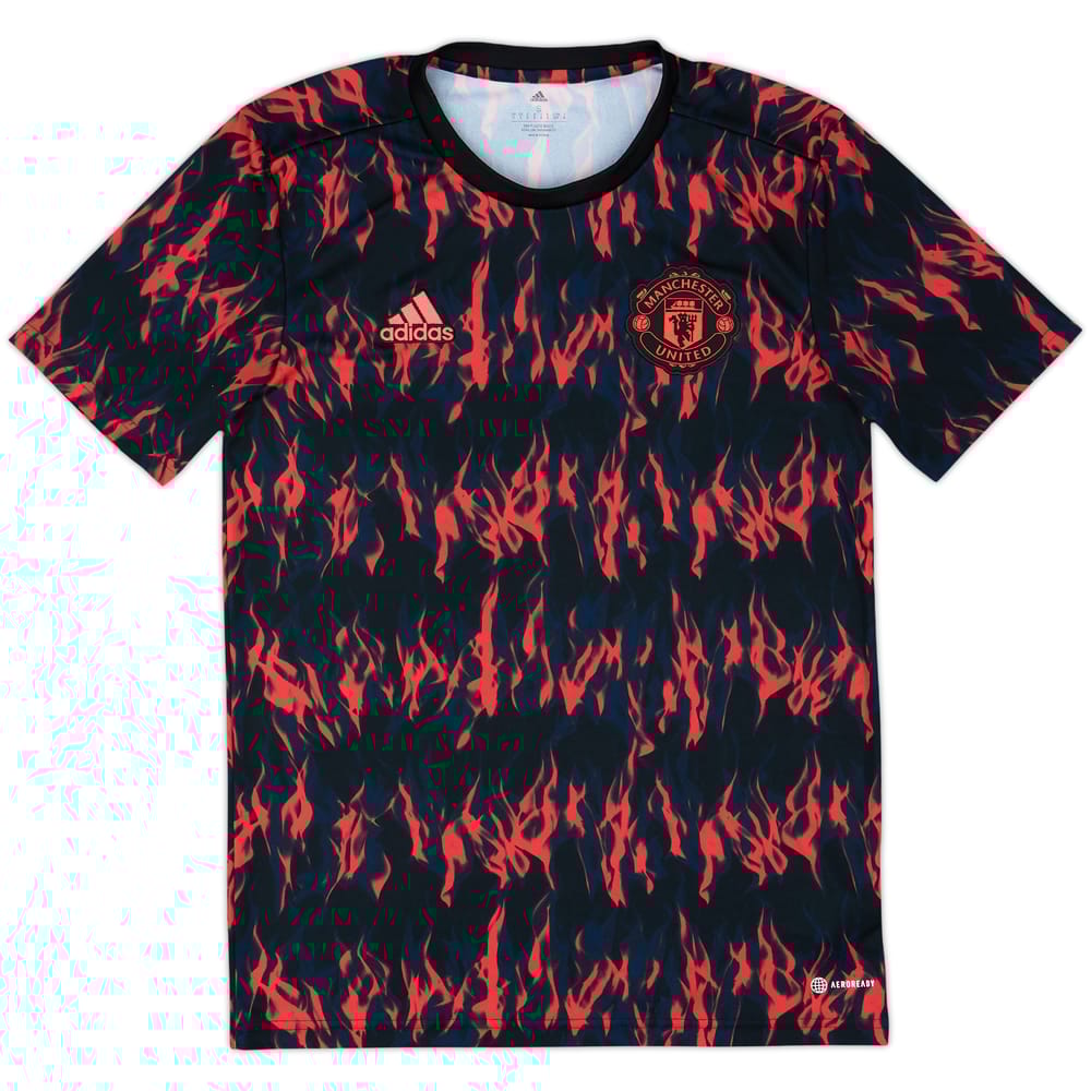 2021-22 Manchester United adidas Training Shirt - 10/10 - (S)