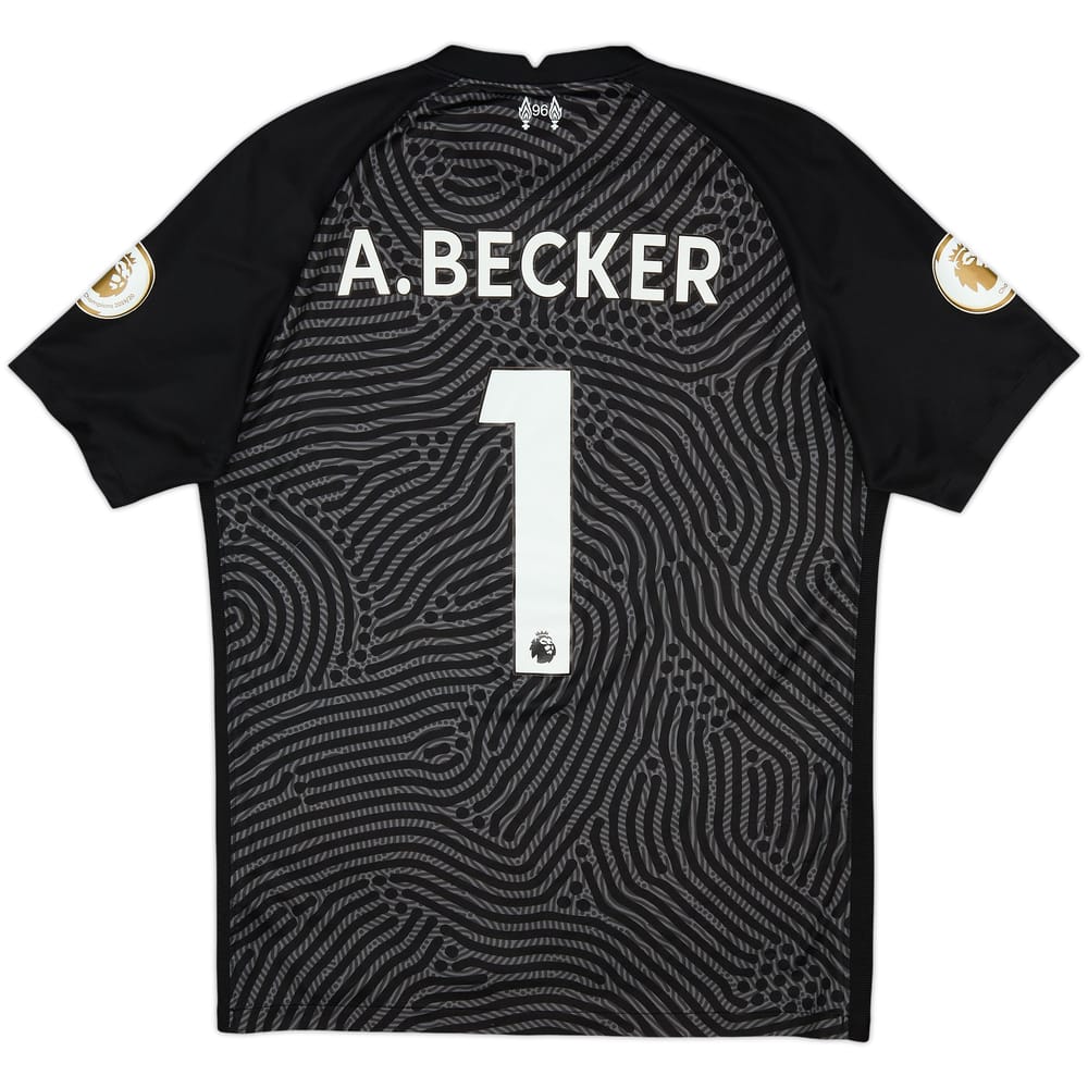 Camiseta de portero S/S del Liverpool 2020-21 A.Becker #1 - 9/10 - (M)