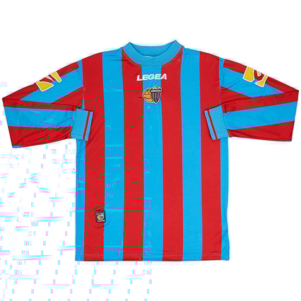 2008-10 Catania Home L/S Shirt - 8/10 - (L)