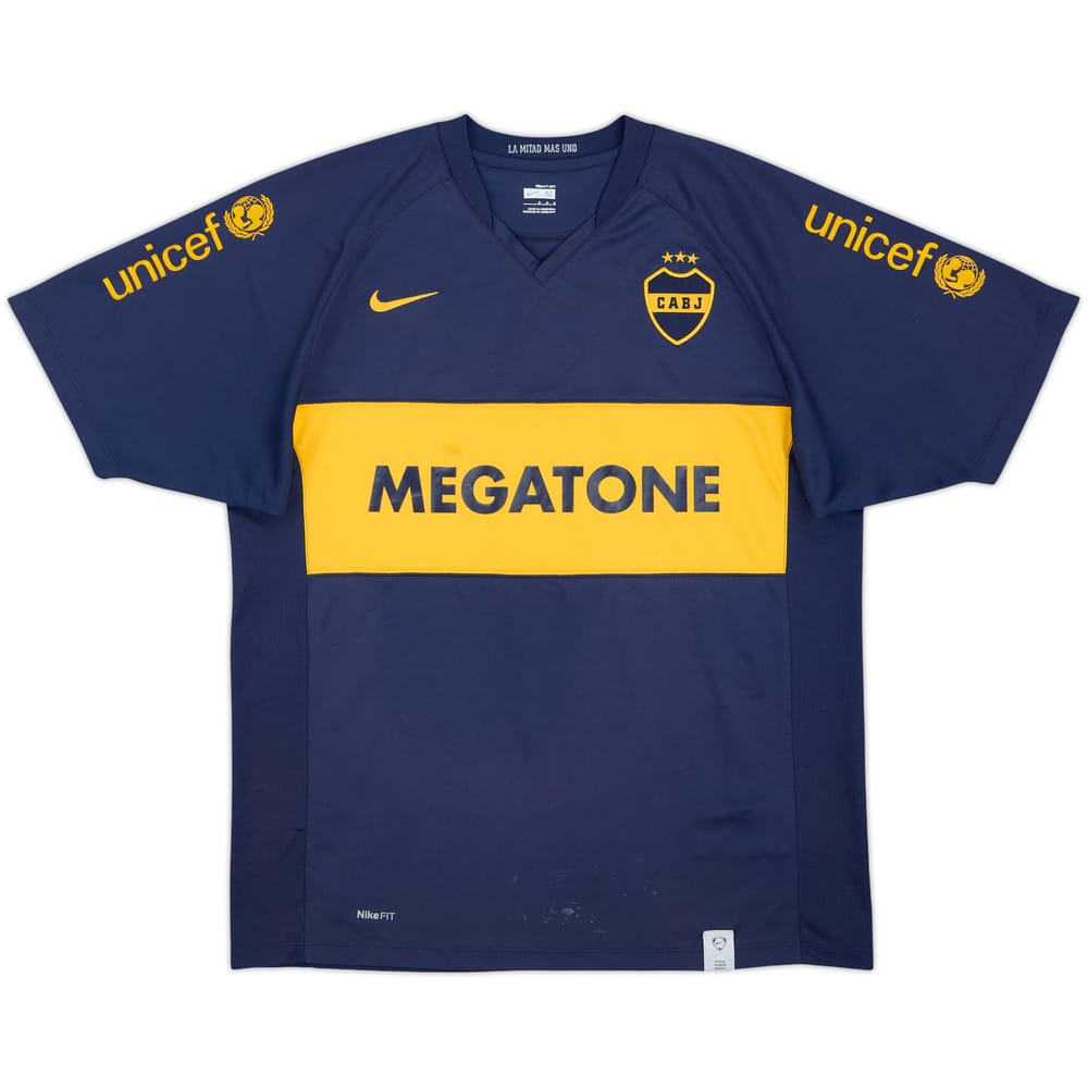 2007-08 Boca Juniors Home Shirt - 6/10 - (M)