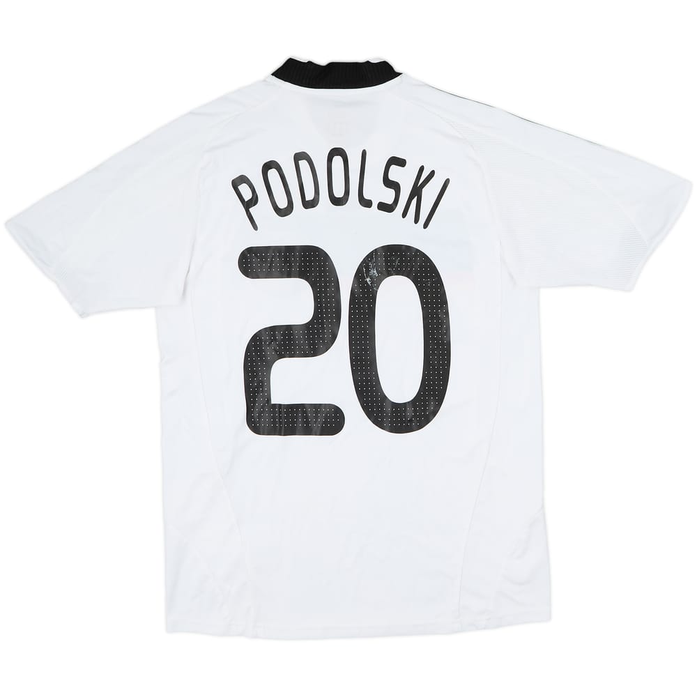 2008-09 Germany Home Shirt Podolski #20 - 6/10 - (XL.Boys)