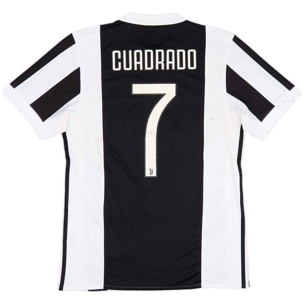 2017-18 Juventus Home Shirt Cuadrado #7 - 4/10 - (M)