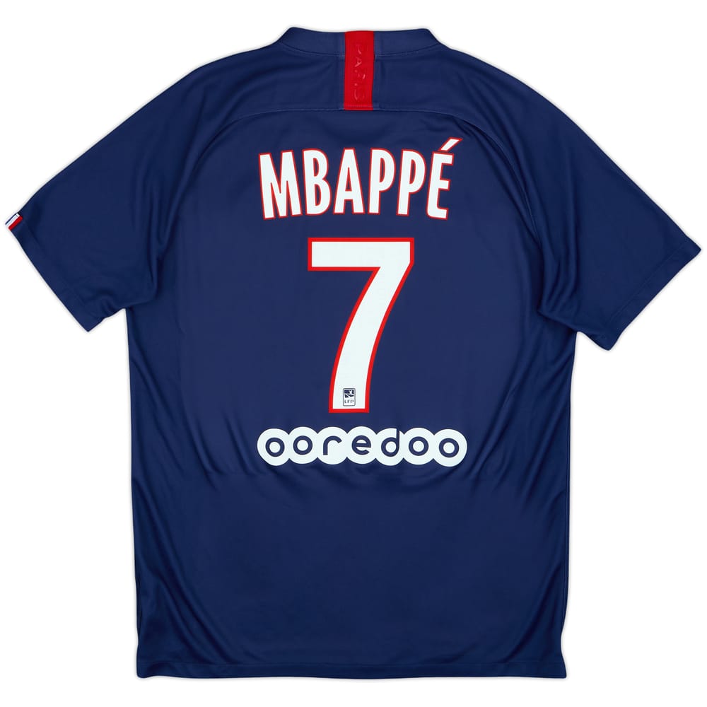 2019-20 Paris Saint-Germain Camiseta de local Mbappe #7 - 7/10 - (L)