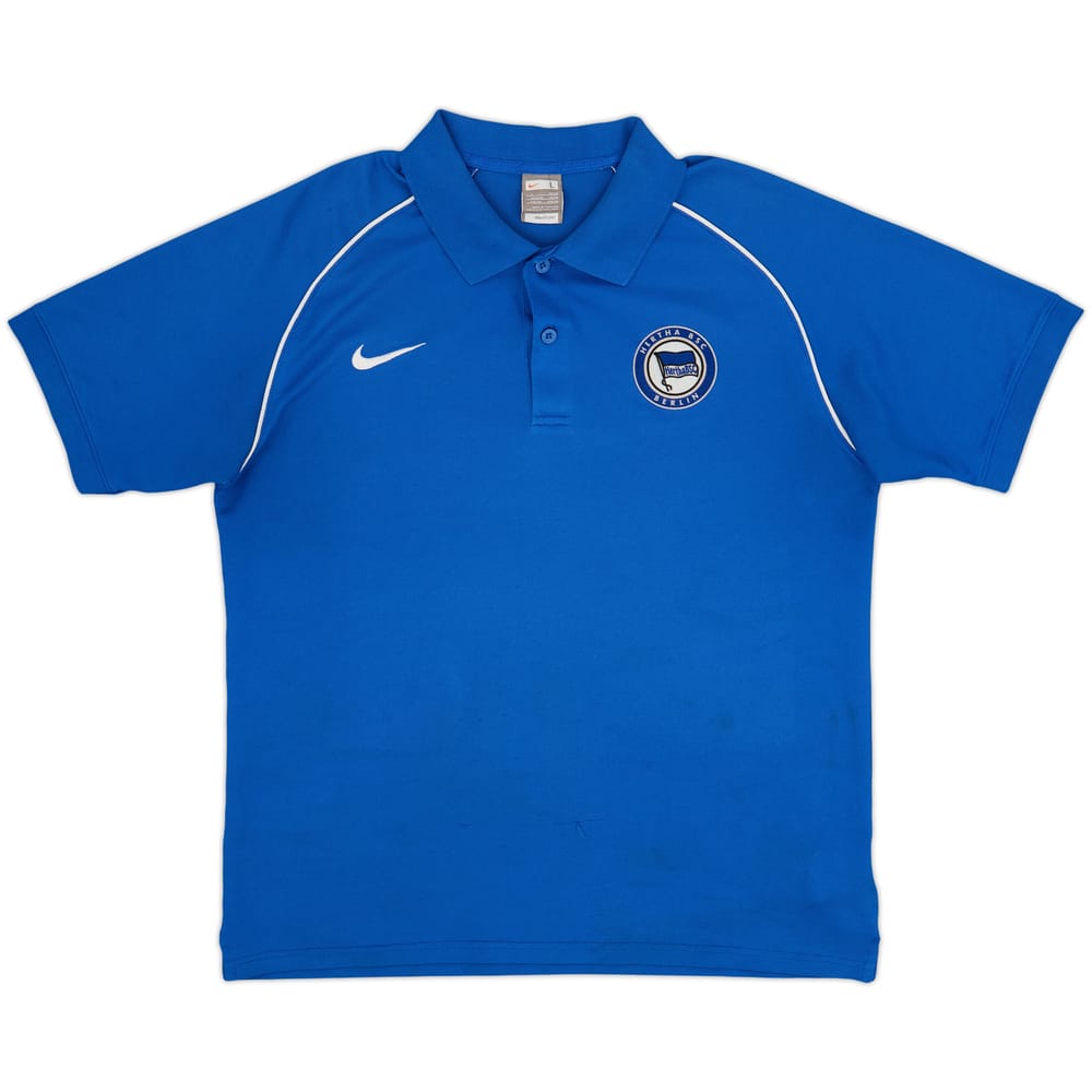 2009-10 Hertha Berlin Nike Polo - 8/10 - (L)