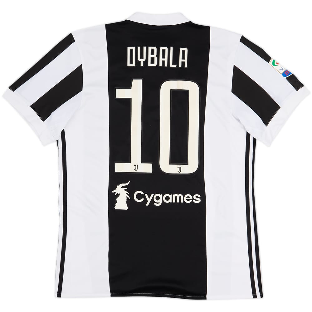 2017-18 Juventus Home Shirt Dybala #10 - 7/10 - (L)