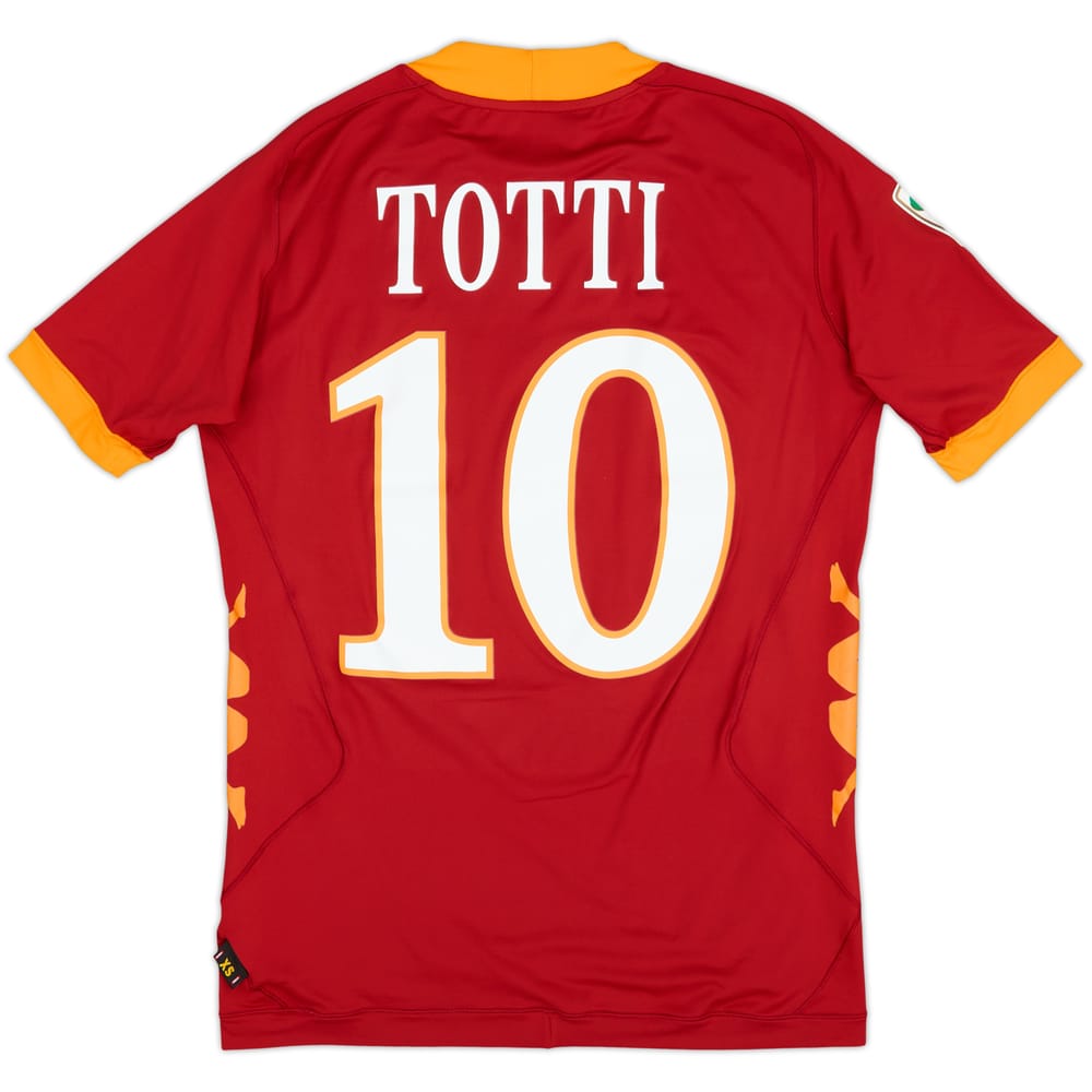 2011-12 Roma Home Shirt Totti #10 - 6/10 - (XS)