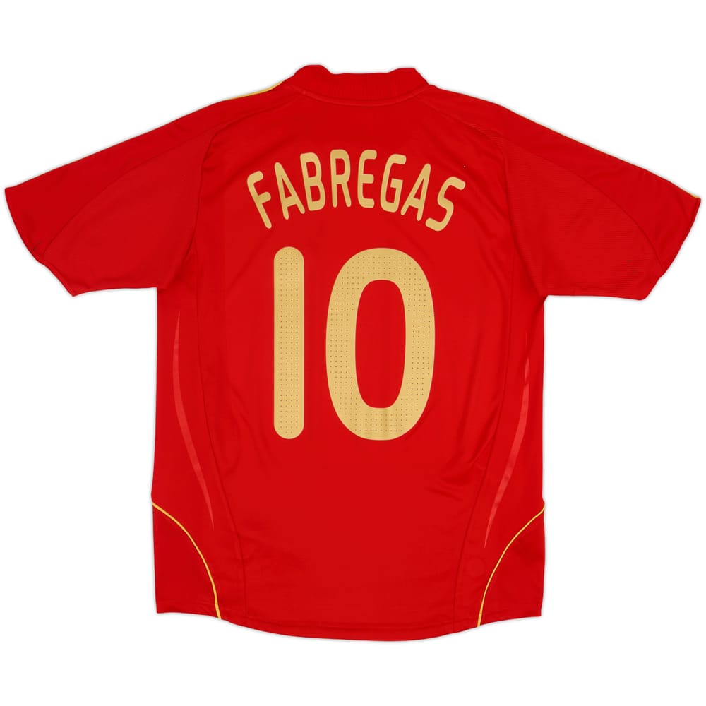 2007-09 España Local Camiseta Fabregas #10 - 8/10 - (M)