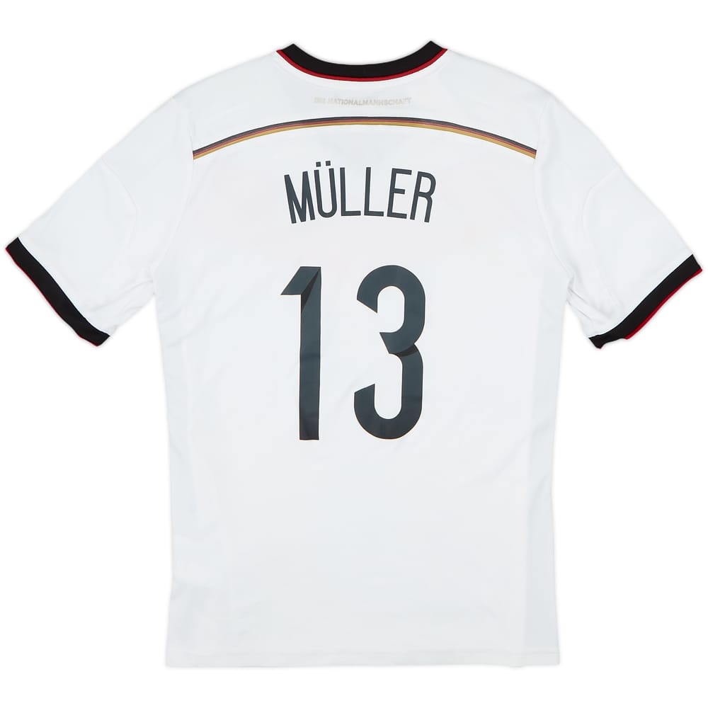 2014-15 Germany Home Shirt Muller #13 - 8/10 - (L.Boys)