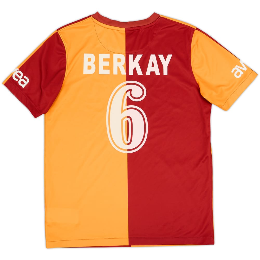 2013-14 Galatasaray Home Shirt Berkay #6 - 6/10 - (XL.Boys)