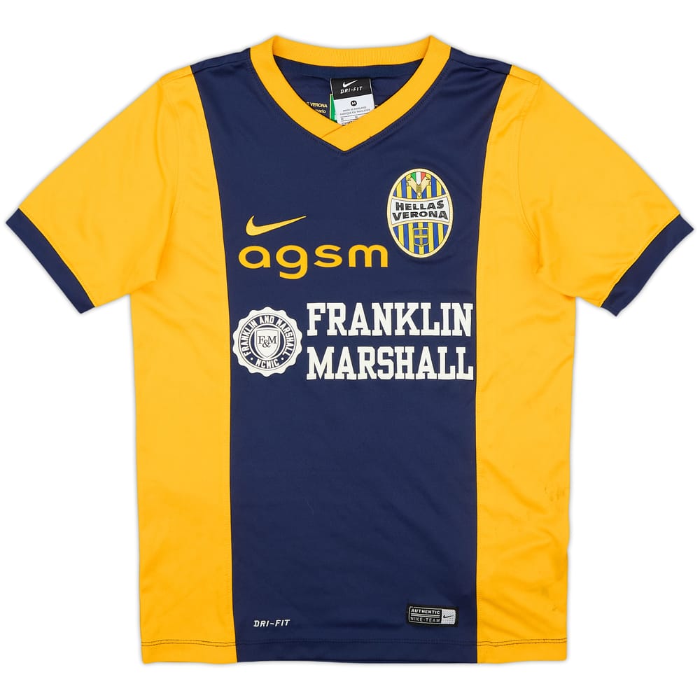 2014-15 Hellas Verona Home Shirt - 7/10 - (M.Boys)