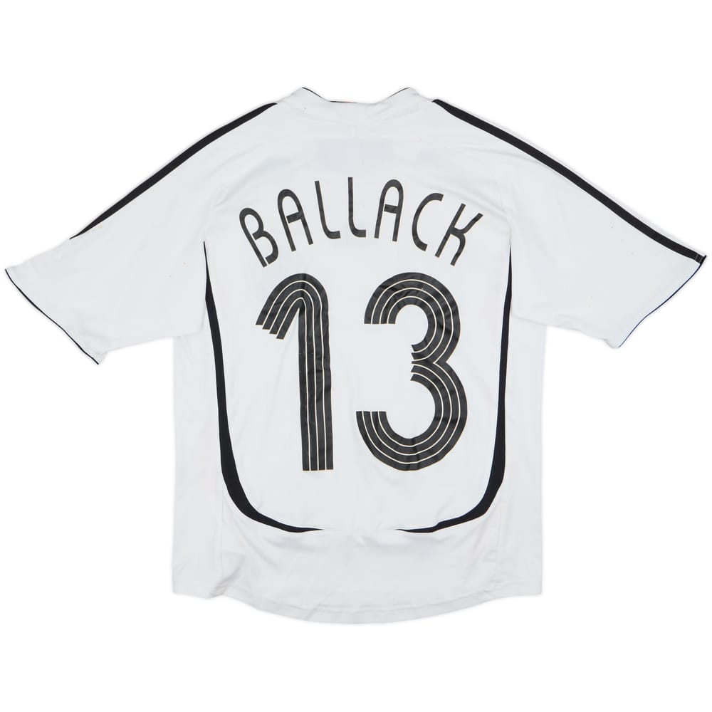 2005-07 Germany Home Shirt Ballack #13 - 6/10 - (L.Boys)