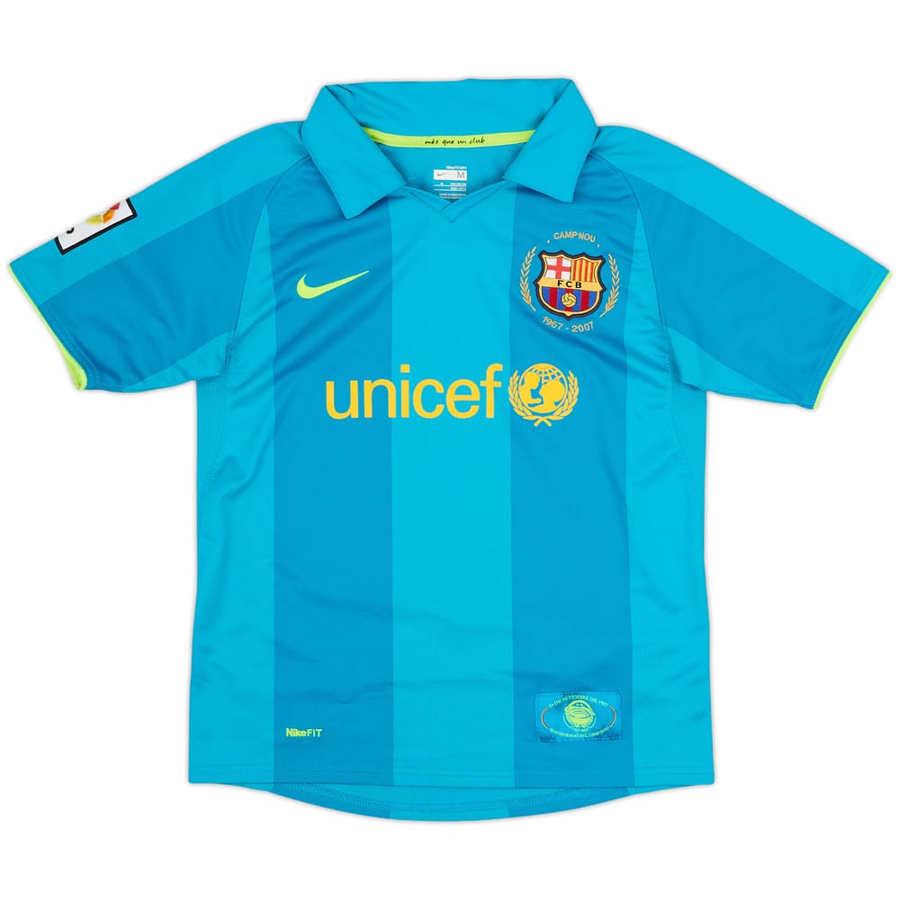 2007-09 Barcelona Away Shirt - 9/10 - (M.Boys)