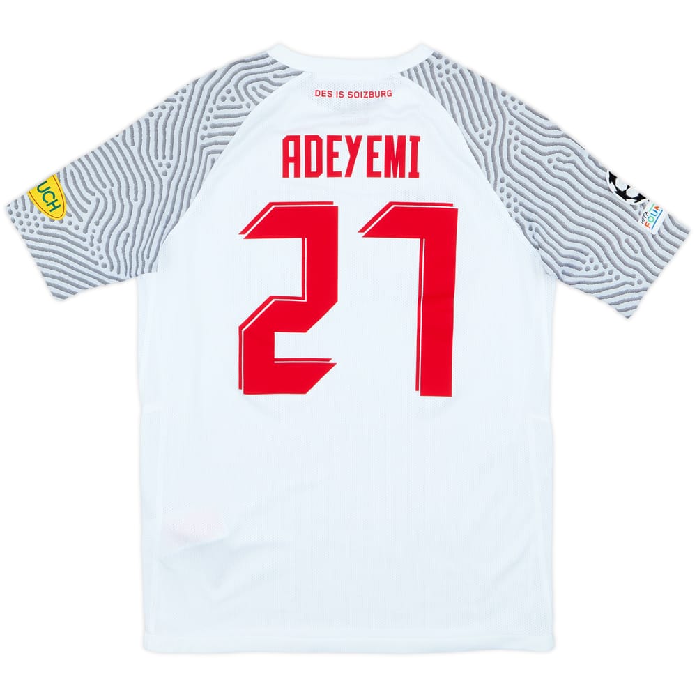 2021-22 RB Salzburg European Home Shirt Adeyemi #27 - 8/10 - (XL.Boys)