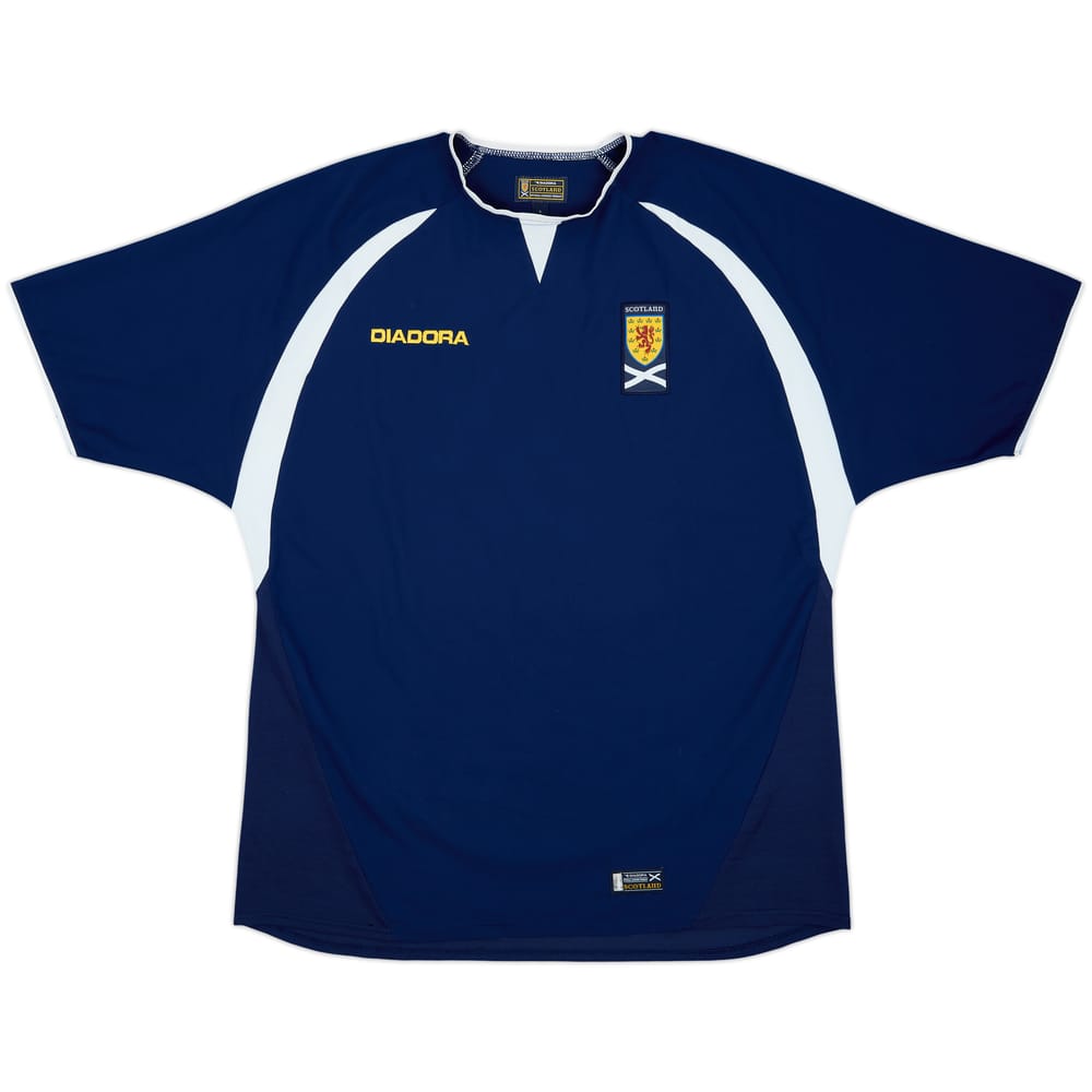 2003-05 Scotland Home Shirt 'Will Unleished' - 6/10 - (L)