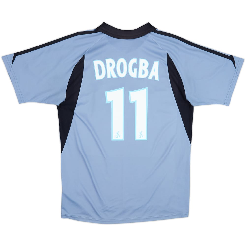Camiseta de la tercera equipación del Olympique Marseille 2003-04 Drogba #11 - 8/10 - (M)