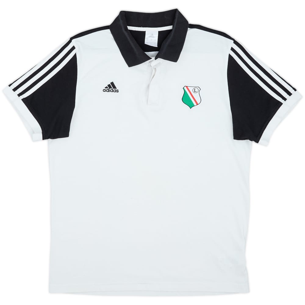 2015-17 Legia Warsaw adidas Polo Shirt - 8/10 - (M)