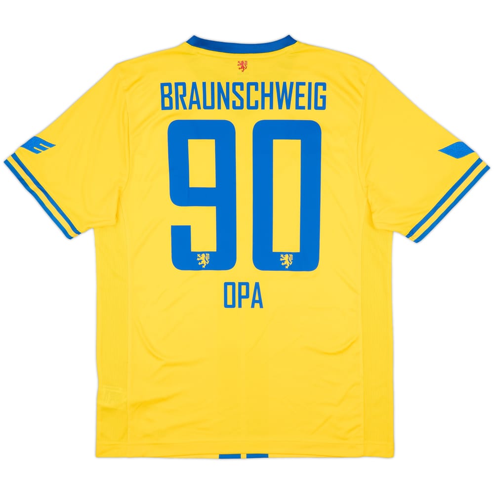2017-18 Eintracht Braunschweig Home Shirt Opa #90 - 10/10 - (L)