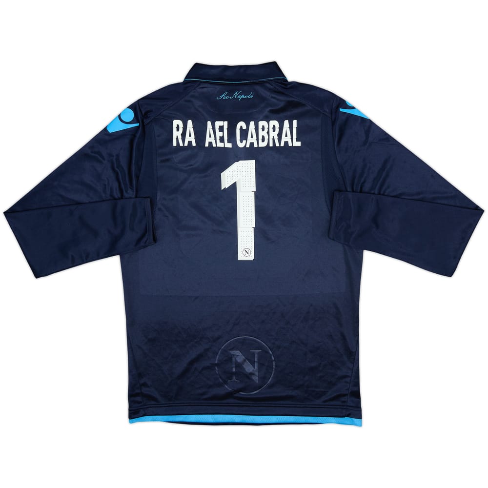 2014-15 Napoli GK Shirt Rafael Cabral #1 - 5/10 - (S)