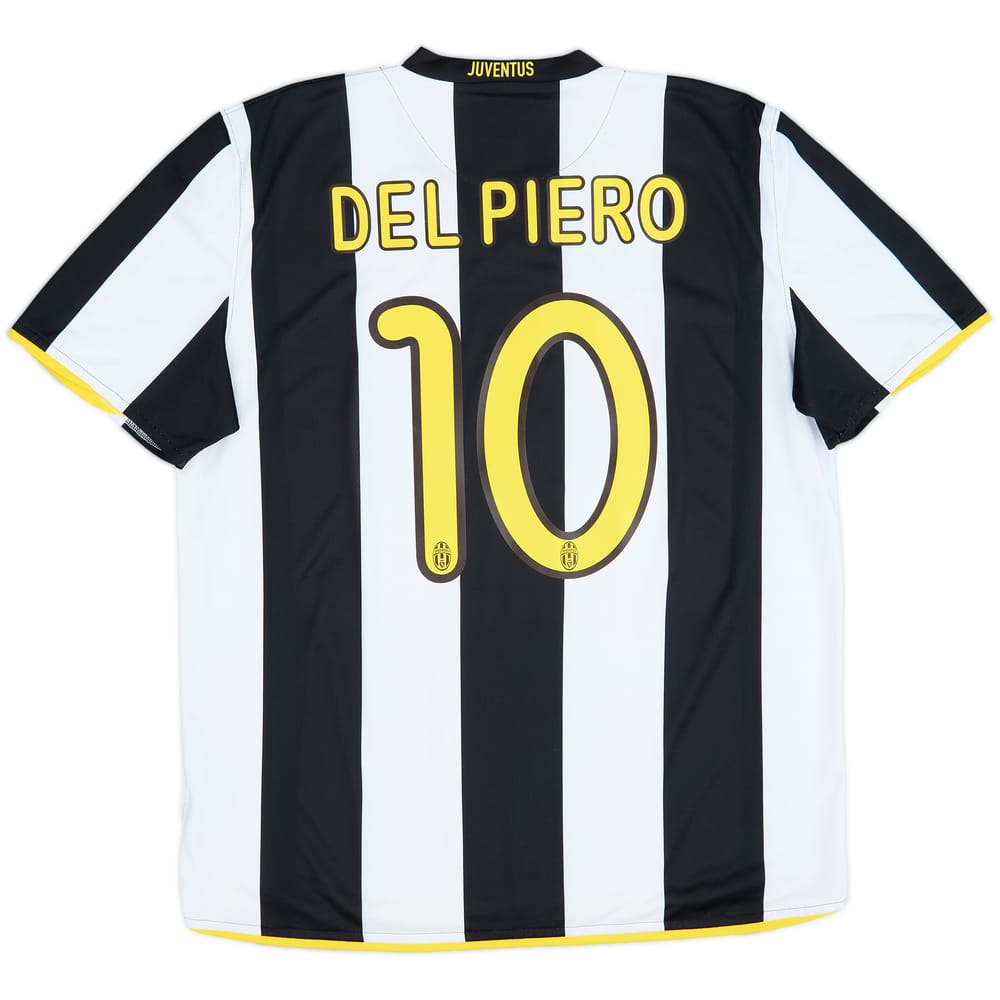 2008-09 Juventus Home Shirt Del Piero #10 - 8/10 - (XL)
