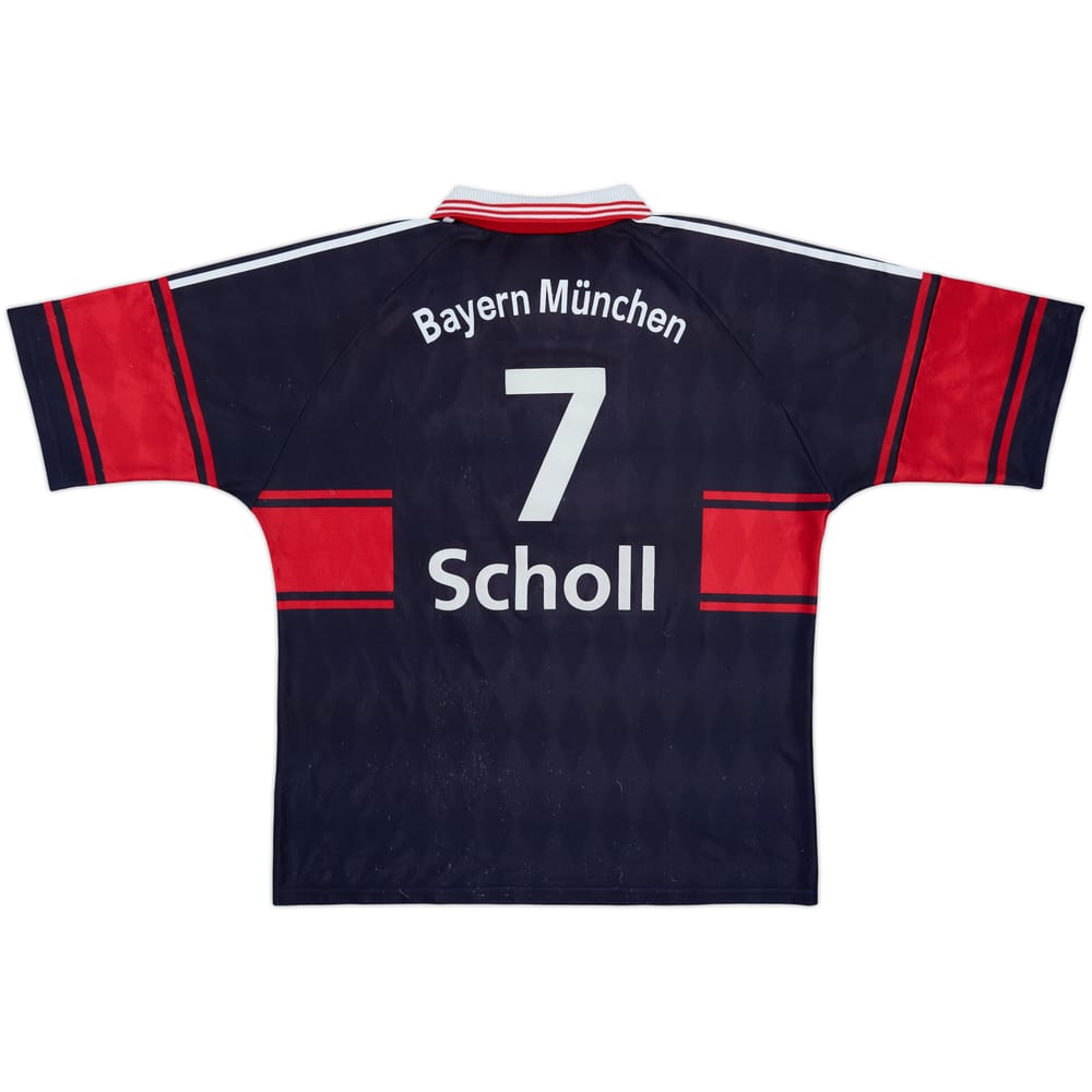 1997-99 Bayern Munich Home Shirt Scholl #7 - 8/10 - (XL)
