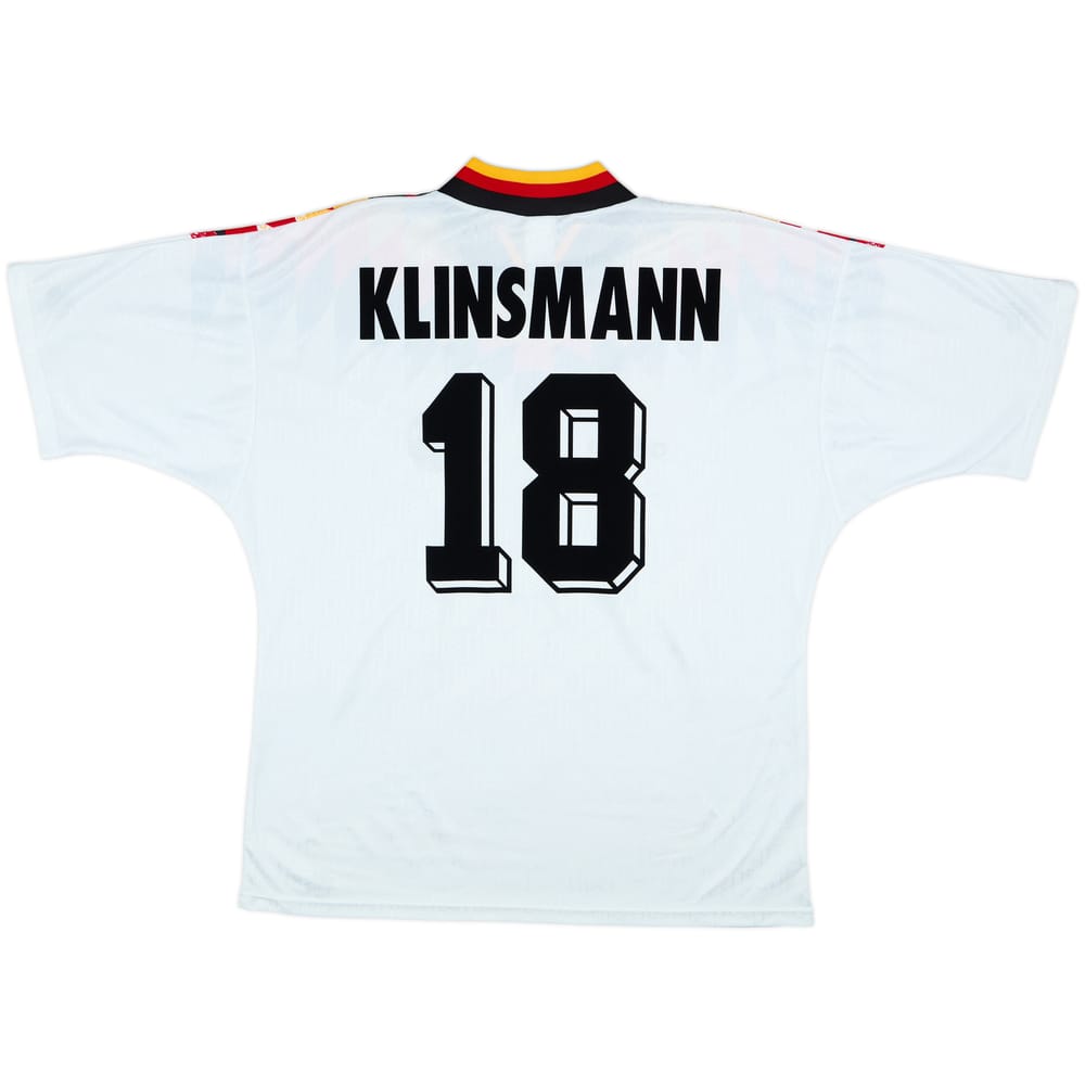 1994-96 Germany Home Shirt Klinsmann #18 - 8/10 - (XL)