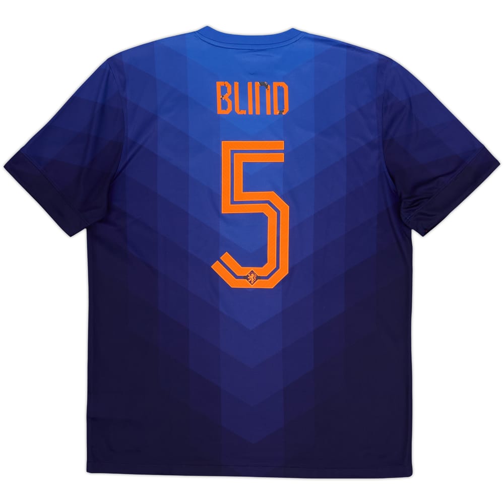2014-15 Netherlands Away Shirt Blind #5 - 5/10 - (L)