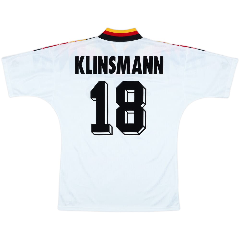 1994-96 Germany Home Shirt Klinsmann #18 - 8/10 - (M)