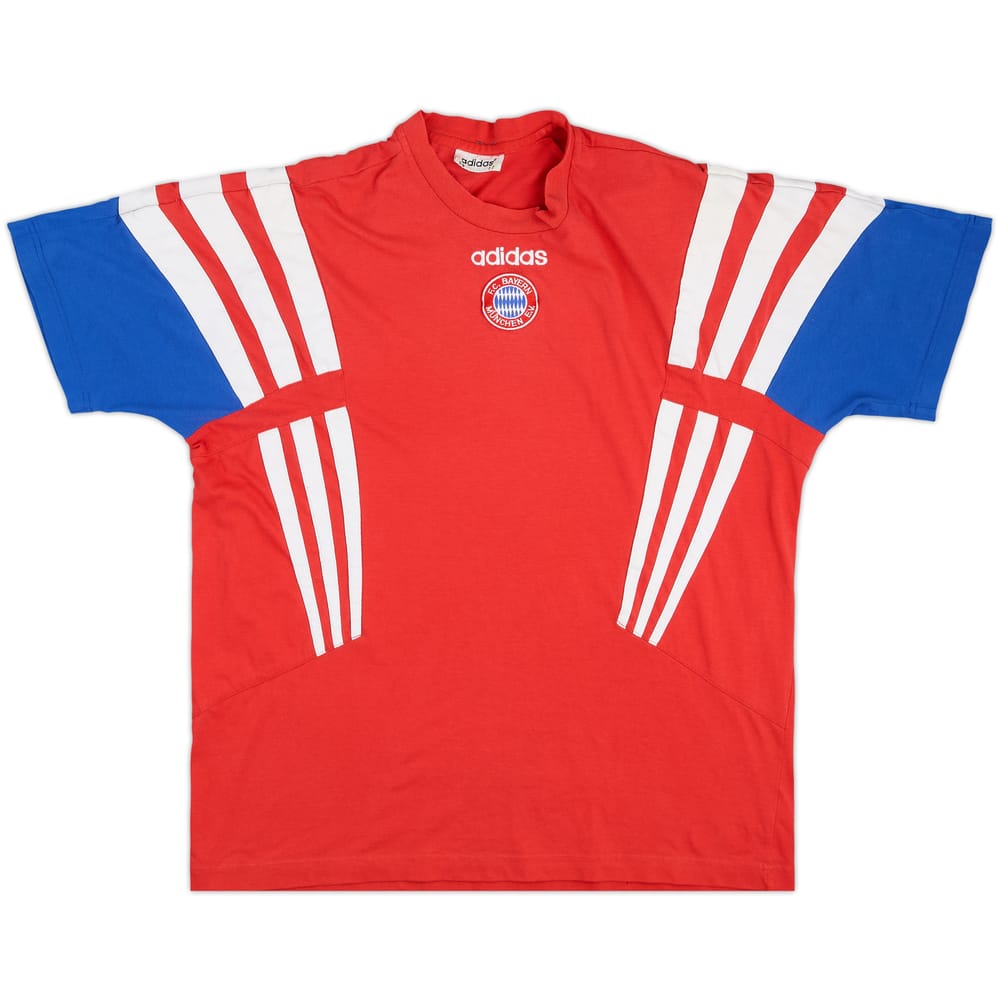 1995-97 Bayern Munich adidas Cotton Tee - 9/10 - (XL)