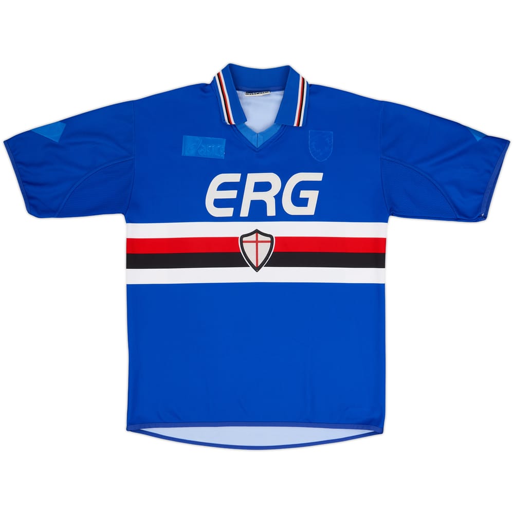 Camiseta de local de la Sampdoria 2003-04 #9 - 4/10 - (S)