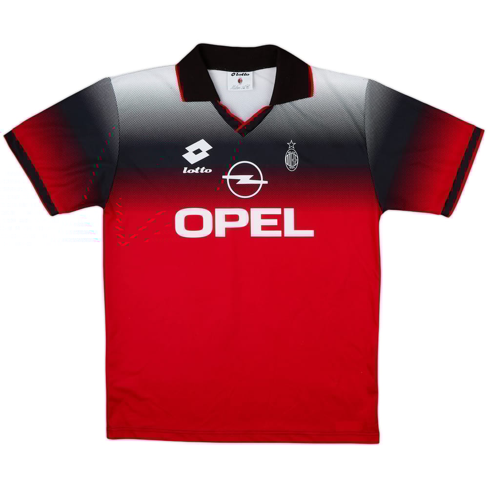 1996-97 AC Milan Lotto Training Shirt - 8/10 - (L)