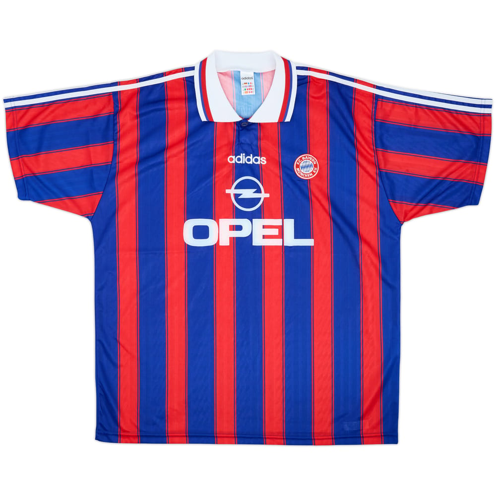 1995-97 Bayern Munich Signed Home Shirt - 8/10 - (XXL)