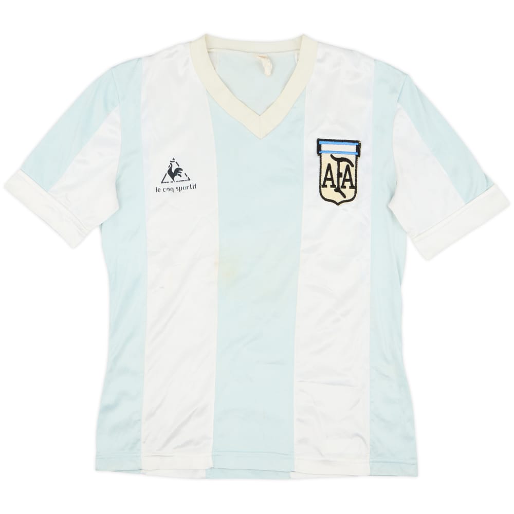 1984-86 Argentina Home Shirt #10 - 5/10 - (S)