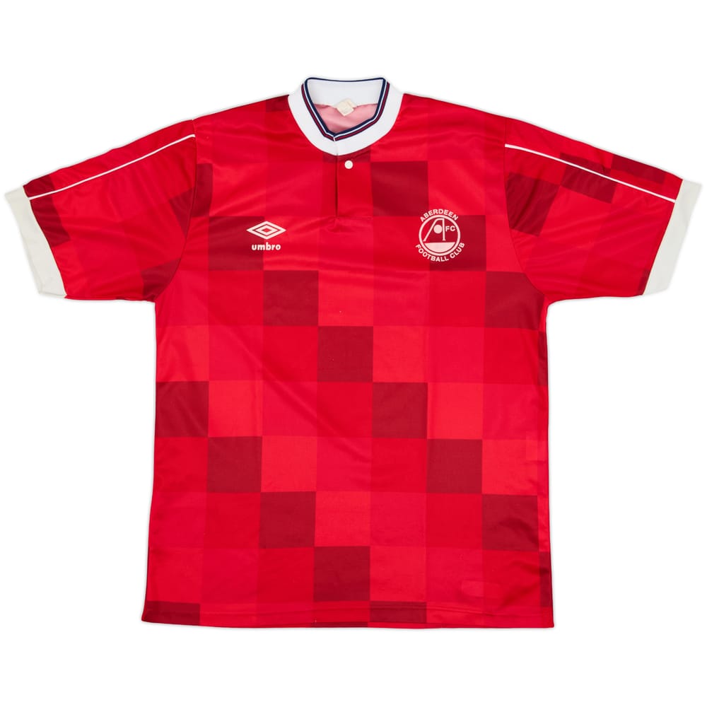 1987-90 Aberdeen Home Shirt - 9/10 - (L)