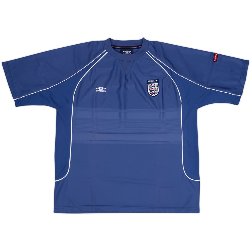 2000-02 Inglaterra Umbro Entrenamiento Camiseta - 8/10 - (XL)